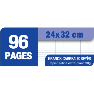 Cahier Oxford 24 x 32cm 96 Pages carte lot de 7