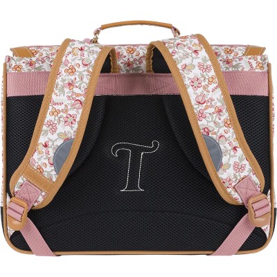 Cartable Capucine rose Tann's x Cyrillus 38cm