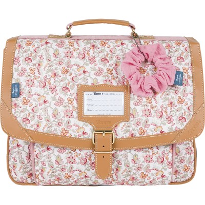 Cartable Capucine rose Tann's x Cyrillus 38cm