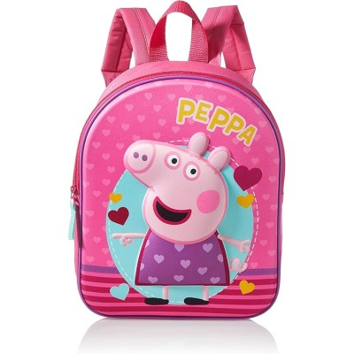 Peppa Pig Sac à dos strong 3D Couleur rose