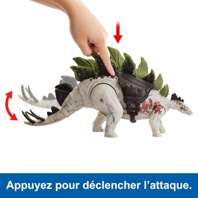 Mattel Jurassic World Figurine articulée Stégosaure