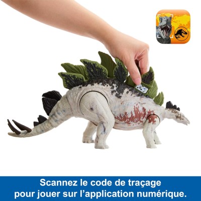 Mattel Jurassic World Figurine articulée Stégosaure