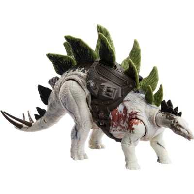 Mattel Jurassic World Figurine articulée Stégosaure Méga Action de 18 cm