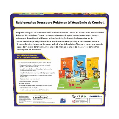 Jeu de société Pokemon Académie de Combat