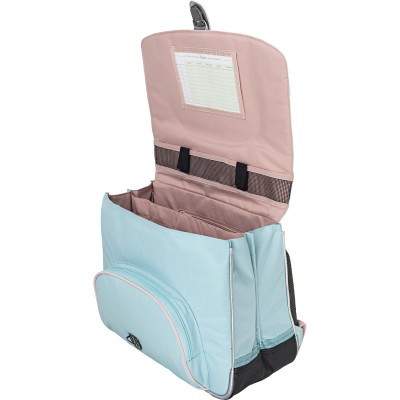 Cartable Tann's Fille 38 cm Mia Rose/Bleu ciel