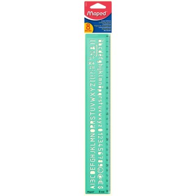 Maped - Trace lettres - 30 cm - 8 mm