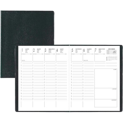 Agenda LECAS Civil 2025 Format 21x29.7 cm Noir